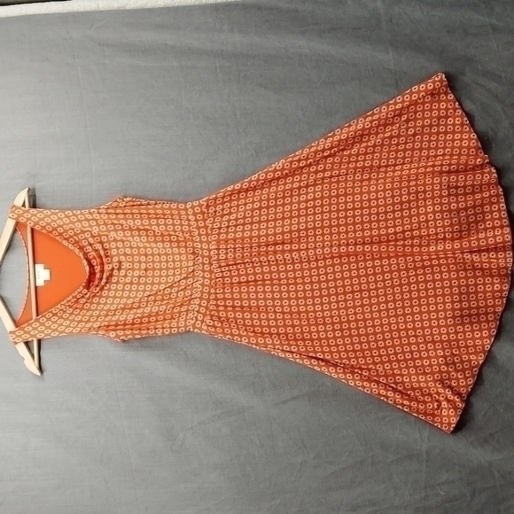 Maeve by Anthropologie Sleeveless Rayon with Lining Orange Dress Size X Small